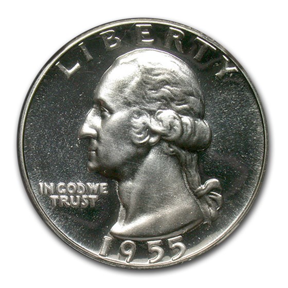 1955 Washington Quarter PF-69 Cameo NGC 1955 Washington Quarter PF-69 Cameo NGC